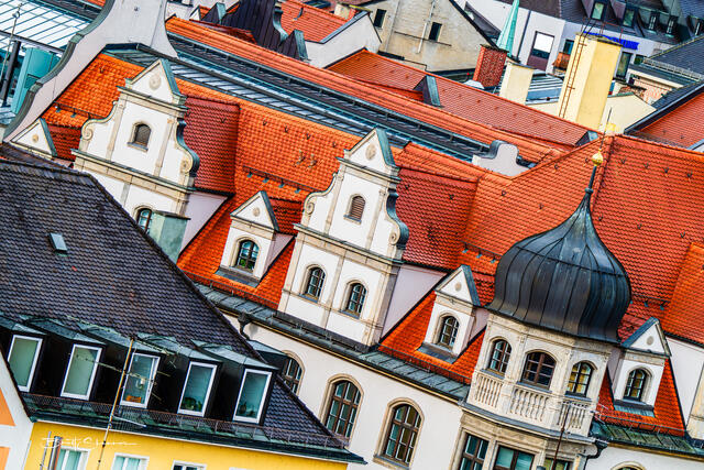 Rooftops Of Munich print